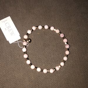 NWT J CREW Gemstone White Bracelet
